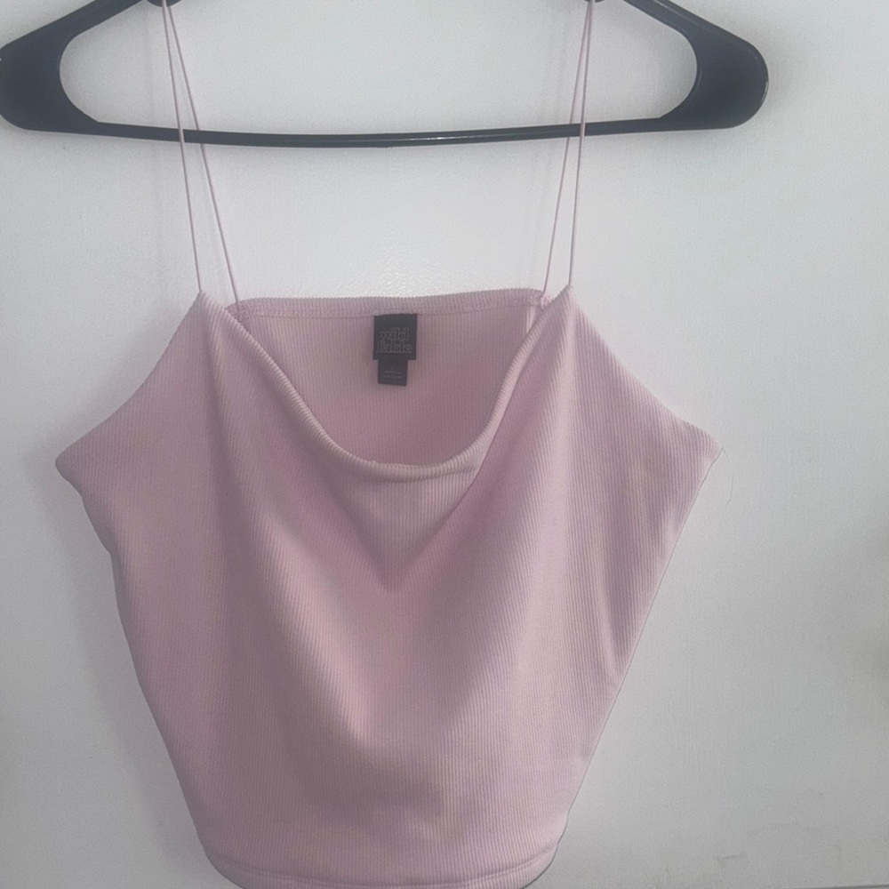 Wild Fable Pink Crop Camisole Top